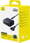 Baseus Desktop Charging Station EnerFill FH21 120W 2xUSB-A + 4xUSB-C 1.5m, Black
