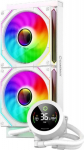 Gamemax CPU Liquid Cooler | ICEBURG 240 DIGITAL WH | White