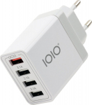 Olympia IOIO charger UL4 3xUSB-A3.1/1xUSB-A QC3.0 wei&szlig;
