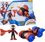 Hasbro Disney Jr Marvel: Spidey And His Amazing Friends - Miles 'Spin' Morales Techno Racer Vehicle (G2460)