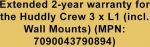 Huddly Ext. 2-yr warr. Huddly Crew 3, x L1 (incl. Wall Mounts)
