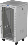 Lanberg Szafa instalacyjna rack stojąca 19 cali 22U 600x600 glazed door LCD (Flat pack) szara