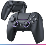 Oniverse Starion PS5 wireless Bluetooth game controller, Obsidian Black