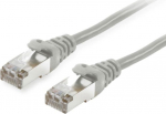 Equip Patchkabel Cat6 S/FTP 2xRJ45 50.00m gray LSZH polybag