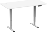 Adjustable Height Table Up Up Bjorn II Gray, Table top M White