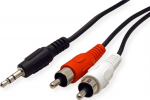 Roline 3.5Mm/2X Rca (M) Cable 10 M