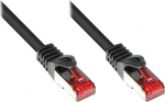 Alcasa Good Connections RNS Patchkabel mit Rastnasenschutz - Cat. 6 - S/FTP - PiMF - PVC - 250MHz - schwarz - 40m