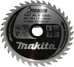 Makita B-33635 SPECIALIZED Saw Blade 136x20x36Z