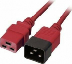 Power Cable Lindy IEC C19 - IEC C20 czerwony - 2m (30124)