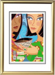 Hama Madrid Gold 20x30 Plastic Frame 66492