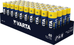 Varta Batterie Alkaline, Mignon, 40-Pack AA, LR06, 1.5V