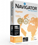 Koopiapaber A4 80g Navigator Organizer-4-auku 500lehte/pk