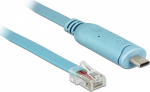 DELOCK Adapter USB2.0/C St > Seriell RS232 RJ45 St 3.0m blue
