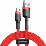 Kabel USB Baseus USB-A - microUSB 1 m Red-black (CAMKLF-B09)