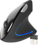 Tracer Flipper czarna - Wireless Mouse 2.4 GHz | Optical | 1000|1600 dpi | 6 buttons | range 8m