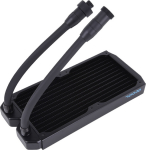 Alphacool NexXxos ST30 - Radiator block - Cooper - Stahl - Schwarz - 1/4" - 60 &deg;C - 0.8 bar