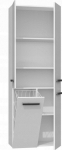 Topeshop NEL 1K DD BPOŁ bathroom storage cabinet White