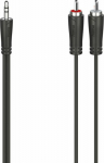 Kabel Hama Jack 3.5mm - RCA (Cinch) x2 5m czarny (002007210000)