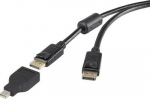 Renkforce DisplayPort Anschlusskabel[1x Stecker - 1x Mini-DisplayPort Stecker] 0 - Digital/Display/Video