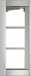 Bticino Frame with holder for Sfera panels - 3 Modules - Legrand Aluminum 350231 himp