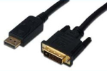 Digitus ASSMANN adaptorcable DisplayPort 1.2 DVI-D 24+1 M/M digital Full HD Dual Link 2m max. 2560 x 1600
