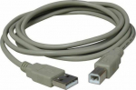 Kabel USB Logo USB-A - 5 m Szary (15853)