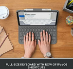 Log Logitech Bluetooth Slim Folio iPad 10.Gen oxford grey