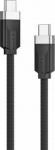 Kabel USB Alogic USB-C - USB-C 1 m Czarny (FUSCC1-SGR)
