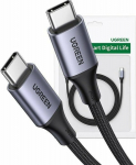 Kabel USB Ugreen USB-C - USB-C 1 m Szary (15311)