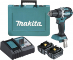 Cordless Drill Makita DDF484RTE 18 V 2 x battery 5 Ah