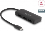 Delock USB Type-C&trade; Splitter (DP Alt Mode) to 3 x DisplayPort MST 4K 60 Hz