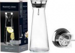Ritzenhoff & Breker Glass carafe NIO 1.0 Liter Dishwasher-safe stainless steel spout lid - 1 St&uuml;ck