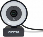 Dicota Webcam Ringlight 5MP black