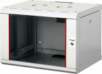 Equip 19" Network cabinet glass door PM 600x450mm 7HE grau