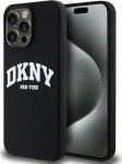 DKNY DKNY Liquid Silicone White Printed Logo MagSafe - Case iPhone 13 Pro Max (czarny)