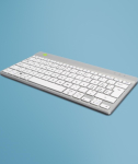 R-Go Tools R-Go Tastatur Compact Break DE-Layout wireless white