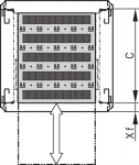 SCHROFF 19"SHELF TELE. C 500 RAL7021 - Rack Accessories 21130343 - Rack Accessories
