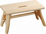 Kesper Wooden stool, 42 x 22 x 20.5 cm, Kesper