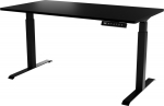 Cama MEBLE Desk with electric height adjustment MOON LONG 150x80x72-120 black