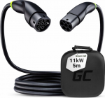 Green Cell Green Cell GC Snap Kabel EV Typ 2 11kW 5m 16A do Charging Tesla Model Y 3 S X, Kia EV6, VW ID.4, ID.5, BMW i4, iX, Ford Mach-E