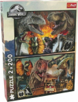 Trefl Puzzle Jurassic World Prehistoric world 2x200 element&oacute;w