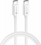 Kabel USB ForCell USB-C - USB-C 0.25 m White