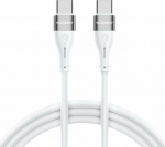 Kabel USB Wozinsky USB-C - USB-C 1 m White (5907769308796)