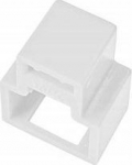 Alantec Plug lock RJ45 against unauthorized disconnection, white (package 24 szt. + key) (WT-BW-07)