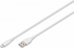 Kabel USB DIGIT Lightning - USB-A 1 m White (AK-600108-010-W)