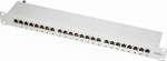 Synergy 21 Patch Panel 24xTP CAT6A 19"" Lichtgrau LSA - Patch panel - Patch panel