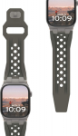 Urban Armor Gear UAG Monarch - Watch band for Smartwatch - 160 - 195 mm - olive/titanium - f&uuml;r Apple Watch (44 mm, 45 mm, 46 mm)