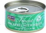 FISH4DOGS Fish4Cats Finest Mackerel with Squid 70g