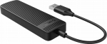 HUB USB Orico HUB 4-portowy USB-A 2.0 przew&oacute;d 0.3M - czarny