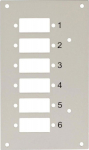 Techly Panel front to switchboard Techly 109801 on 6 adapters